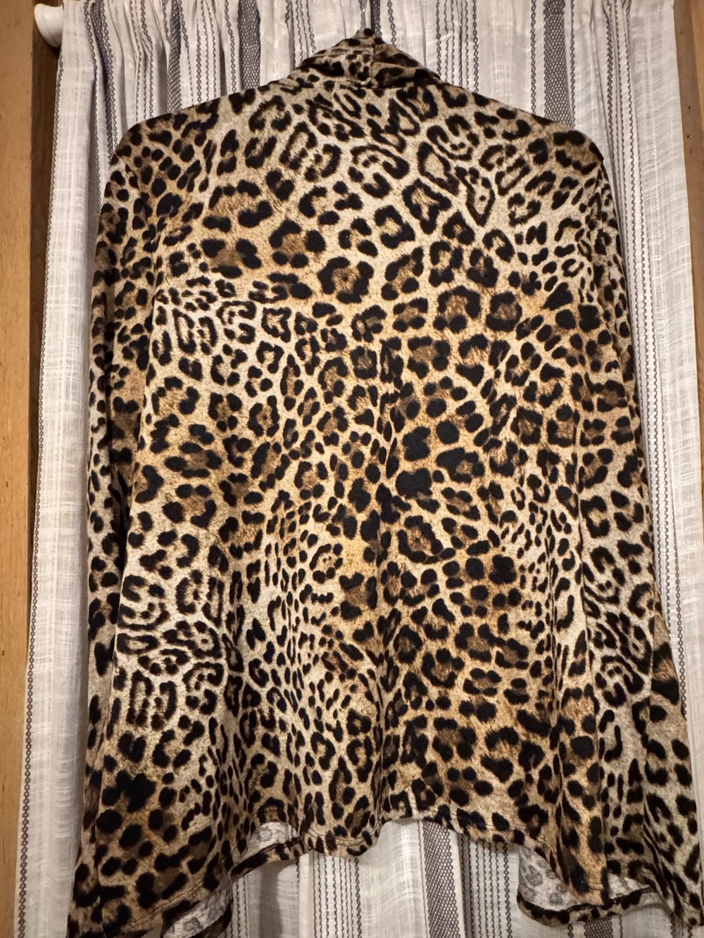 Leopard Print Open-Front Topper - Picture 2 of 3